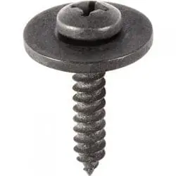 Screw Phillips Pan Head Loose Washer Black mm mm Hd WF