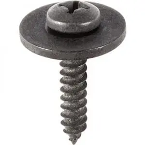 Screw Phillips Pan Head Loose Washer Black mm mm Hd WF