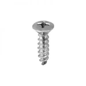 Screw Phillips Pan Head Oval Chrome Pltd   WF