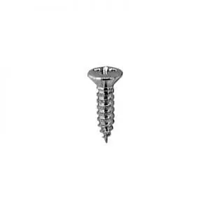 Screw Phillips Pan Head Oval Chrome Pltd   WF