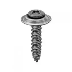 Screw Phillips Pan Head Oval Sems Wshr Black  Hd WF