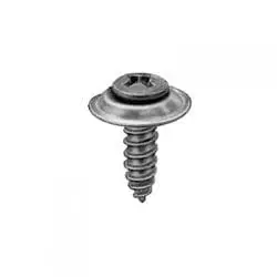 Screw Phillips Pan Head Oval Sems Wshr Black  Hd WF