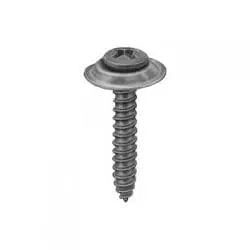 Screw Phillips Pan Head Oval Sems Wshr Black  Hd WF