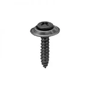 Screw Phillips Pan Head Oval Sems Wshr Black  Hd WF