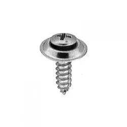 Screw Phillips Pan Head Oval Sems Wshr Chrome Pltd  Hd WF