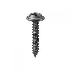 Screw Phillips Pozi Drive Round Head Black