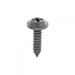 Screw Phillips Pozi Drive Round Head Black