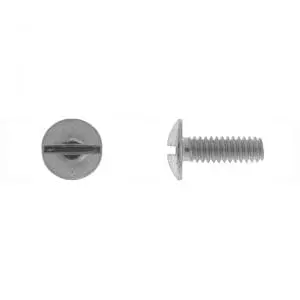 Slotted Truss Head Zinc License Plate Screw    WF