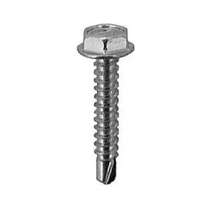 Tap Screw Hex Washer Teks Point Zinc Plated WF