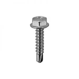 Tap Screw Hex Washer Teks Point Zinc Plated WF