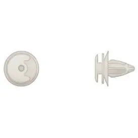 Trim Panel Retainers 9mm Hole 15mm Stem PK 50