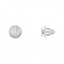 White Nylon Door Panel Retainer mm Hole mm Stem WF
