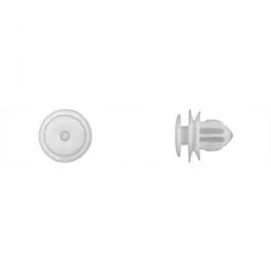 White Nylon Garnish Moulding Retainer