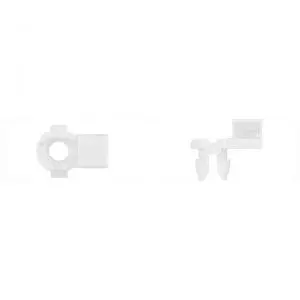 Yellow Nylon Door Rod End Clip
