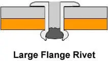 large flange rivet