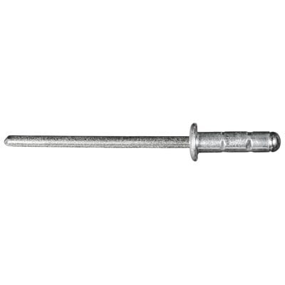 mm Aluminum Rivet Large Flange Stainless Grip to