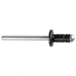 mm Aluminum Rivet Steel Mandrel Black mm Flange A WF