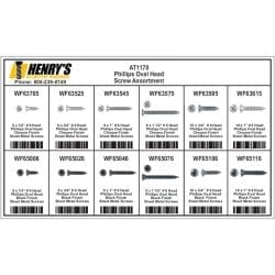Phillips Oval Head Screw Assortment