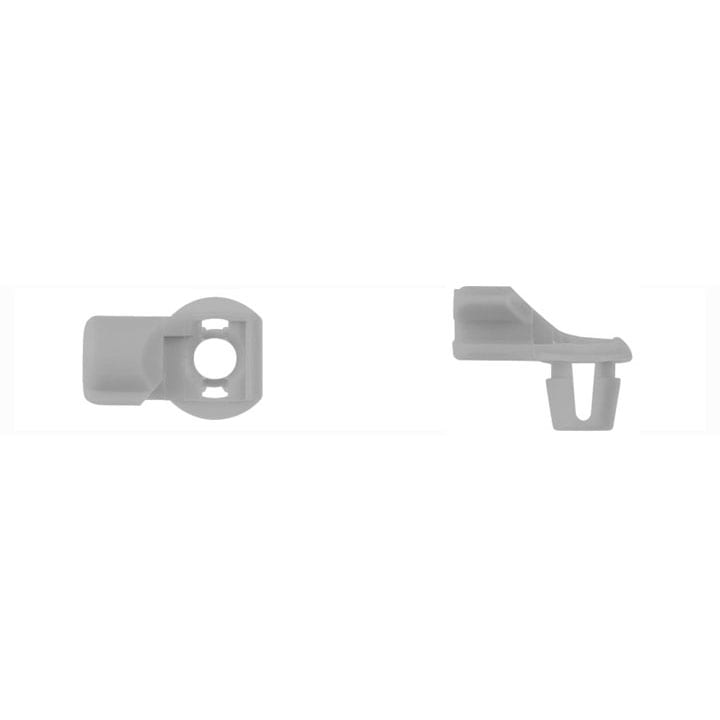 Blue Nylon Door Rod End Clips 4.0mm Rod Size, Left Hand Side