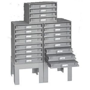 Full Cabinet w/ 20 Assortment Tray Drawers (Gray)-DA8401