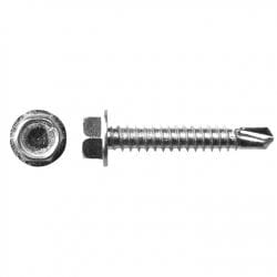 Indented Hex Head Zinc Tek Screw Tek Point WF