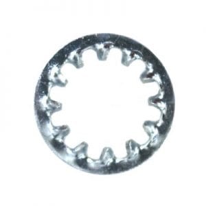 1 1/8 Internal Tooth Lockwasher Low Carbon Steel Zinc Plated Pk 5 