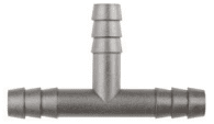 Vacuum Line Connector Tee 3/16" x 3/16" x 3/16"-MS18133