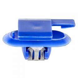 Moulding Clip w Metal BLUE mm Stem WF