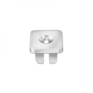 Nylon Nut  Screw Hole mm Square WF