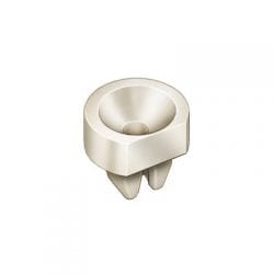 Nylon Nut  Screw Hole mm Square White WF