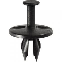 Push Pin Nail   inch Hole  inch Washer No Shoulder Black WF