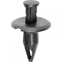 Push Pin Rivet mm Hole mmW Shoulder Black WF