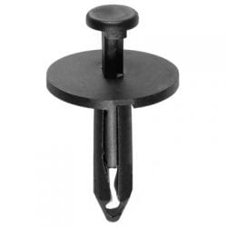 Push Pin Rivet mm Hole mm Washer mm Stem Black WF