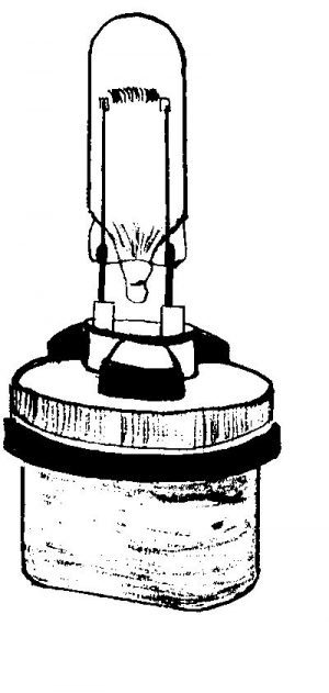 Quartz Halogen Bulb # H892, Signal Lamp-QH0892