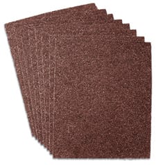 Sandpaper sheets