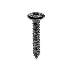 Screw Phillips Flat Washer Black Hd WF