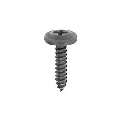 Screw Phillips Flat Washer Head Black mm  WF