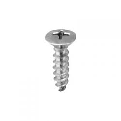 Screw Phillips Pan Head Oval Chrome Pltd   WF