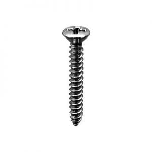 Screw Phillips Pan Head Oval Chrome Pltd   WF