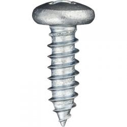 Screw Phillips Pan Head Zinc Plated   WF