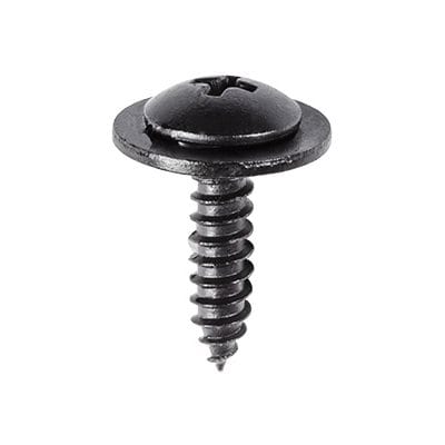 Details about   M4 Phillips Screw Round head Sems Screws With Nut half Pan head Set Bolts Washer 