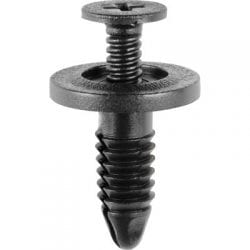 Screw Rivet mm Hole mm Washer mm Grip Black WF