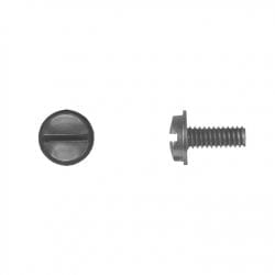 Slotted Truss Head Black Nylon License Plaste Screw    WF