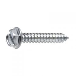 Tap Screw Hex Washer Slotted Head Zinc Plated WF