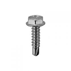 Tap Screw Hex Washer Teks Point Zinc Plated WF