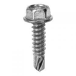 Tap Screw Hex Washer Teks Point Zinc Plated WF