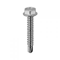 Tap Screw Hex Washer Teks Point Zinc Plated WF