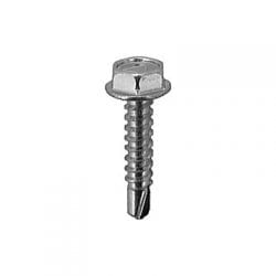 Tap Screw Hex Washer Teks Point Zinc Plated WF