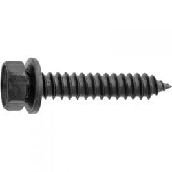 Tap Screw Loose  Washer Black