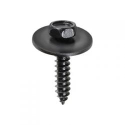 Tap Screw Loose mm Washer Black mmx Hex WF